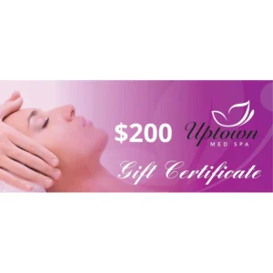 Gift Certificate of uptown med spa